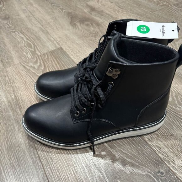 Men's Forest Work Boots-Black-Goodfellow & Co. - Picture 5 of 12